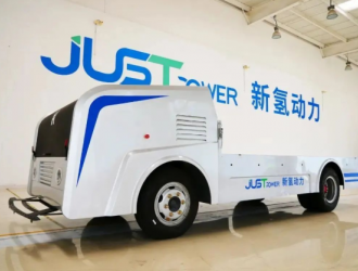 全球首款！新氫動(dòng)力發(fā)布固態(tài)儲(chǔ)氫燃料電池叉車和5G氫能無人汽車